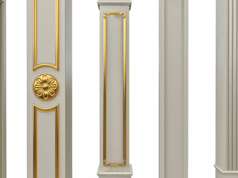 Colunas cl&aacute;ssicas 6 Modelo 3D