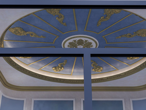 Classic carvings moldings 7 Modèle 3D