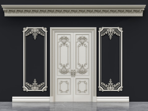 Classic carvings moldings 12 Modello 3D