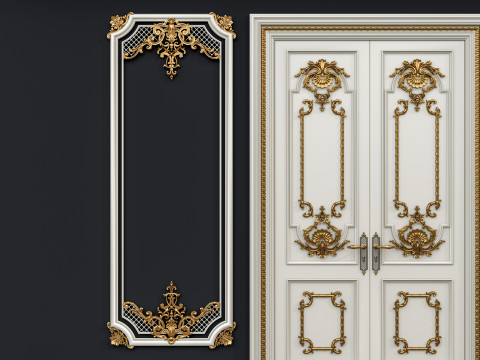 Classic carvings moldings 12 Modello 3D