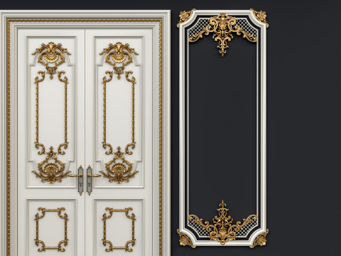 Classic carvings moldings 12 Modello 3D
