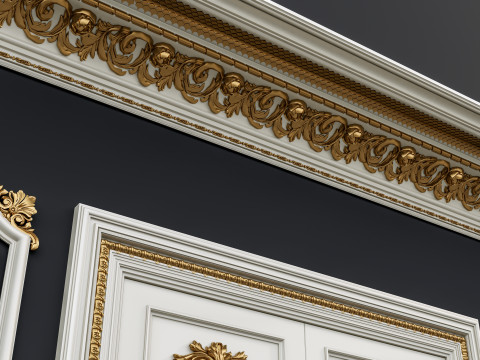 Classic carvings moldings 12 Modello 3D