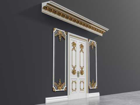 Classic carvings moldings 12 Modello 3D