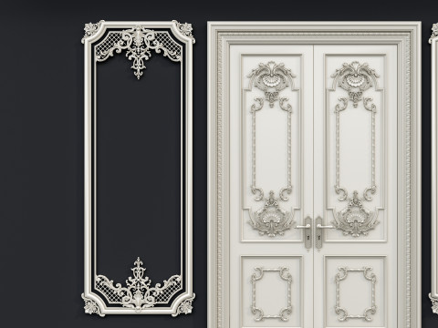 Classic carvings moldings 12 Modello 3D