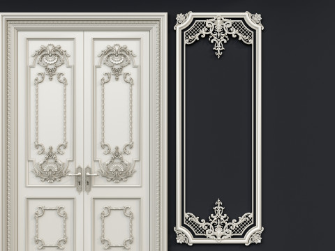 Classic carvings moldings 12 Modello 3D