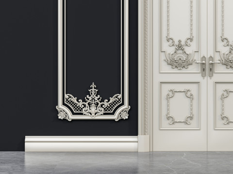 Classic carvings moldings 12 Modello 3D