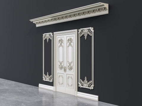 Classic carvings moldings 12 Modello 3D