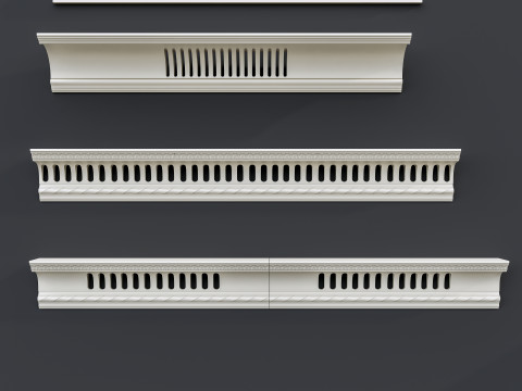 Classic carvings moldings 14 Modèle 3D