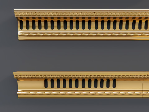 Classic carvings moldings 14 Modèle 3D