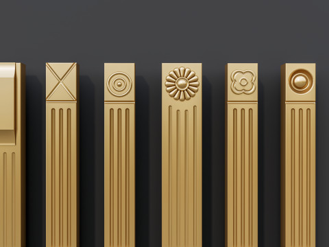 Classic carvings moldings 15 Modello 3D
