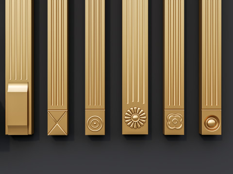 Classic carvings moldings 15 Modello 3D
