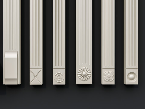 Classic carvings moldings 15 Modello 3D