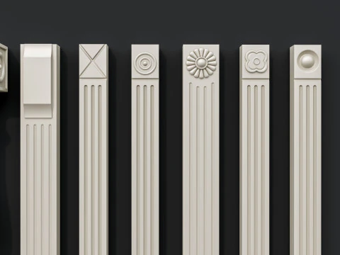 Molduras de esculturas cl&aacute;ssicas 15 Modelo 3D