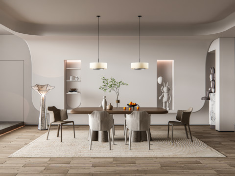 Dining Room 01 Modello 3D