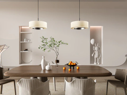 Dining Room 01 3D Model