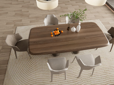 Dining Room 01 Modello 3D