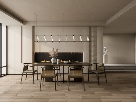Dining Room 02 Modèle 3D