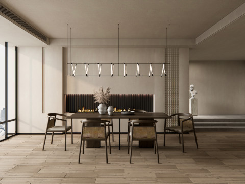 Dining Room 02 Modèle 3D