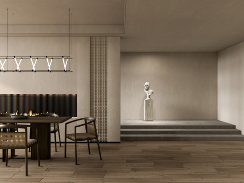 Dining Room 02 Modèle 3D