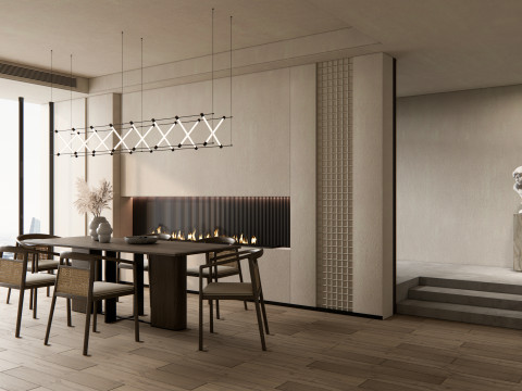 Dining Room 02 Modèle 3D