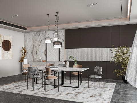 Dining Room 04 3D Model