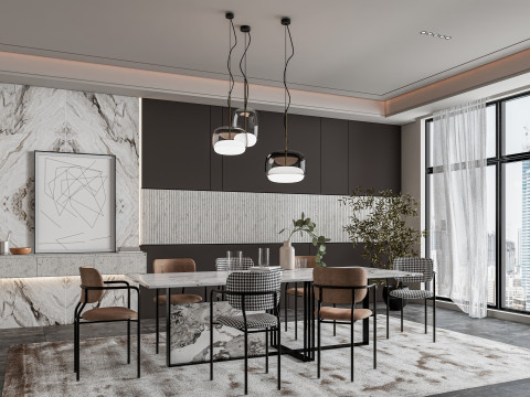 Dining Room 04 3D Model