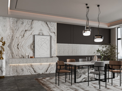 Dining Room 04 3D Model