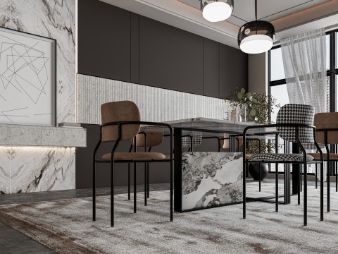 Dining Room 04 3D Model