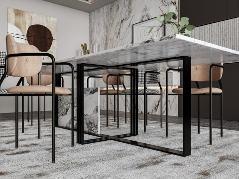 Dining Room 04 3D Model