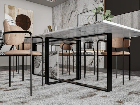 Dining Room 04 3D Model