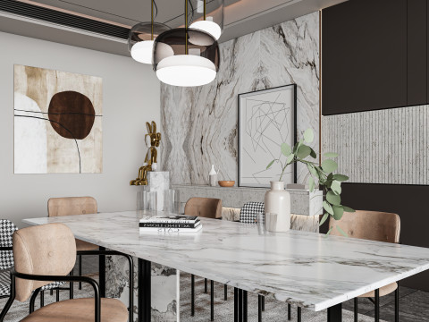 Dining Room 04 3D Model
