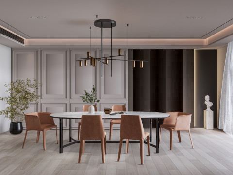 Dining Room 05 3D Model