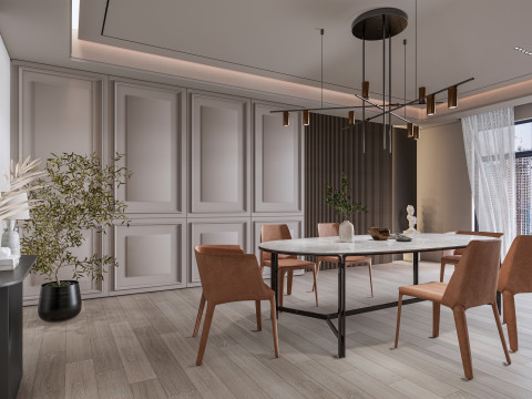 Dining Room 05 Modèle 3D