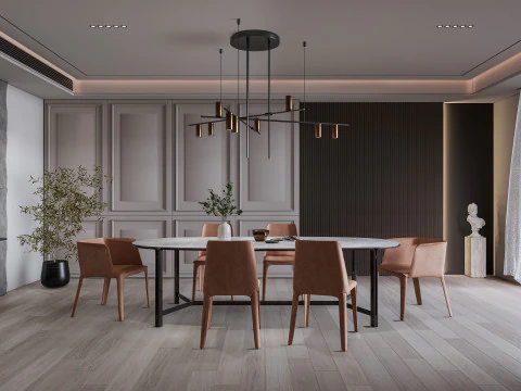 Sala da pranzo 05 Modello 3D