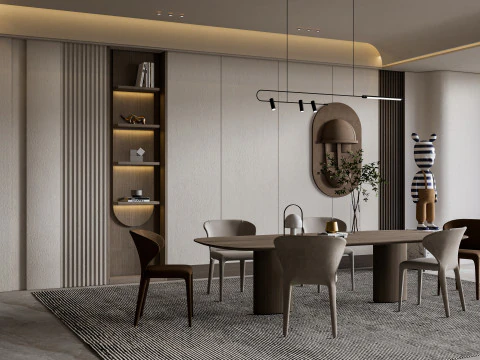 Sala da pranzo 06 Modello 3D