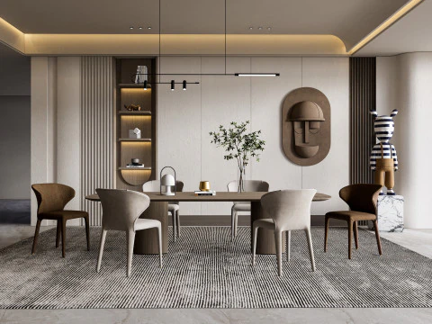 Sala da pranzo 06 Modello 3D