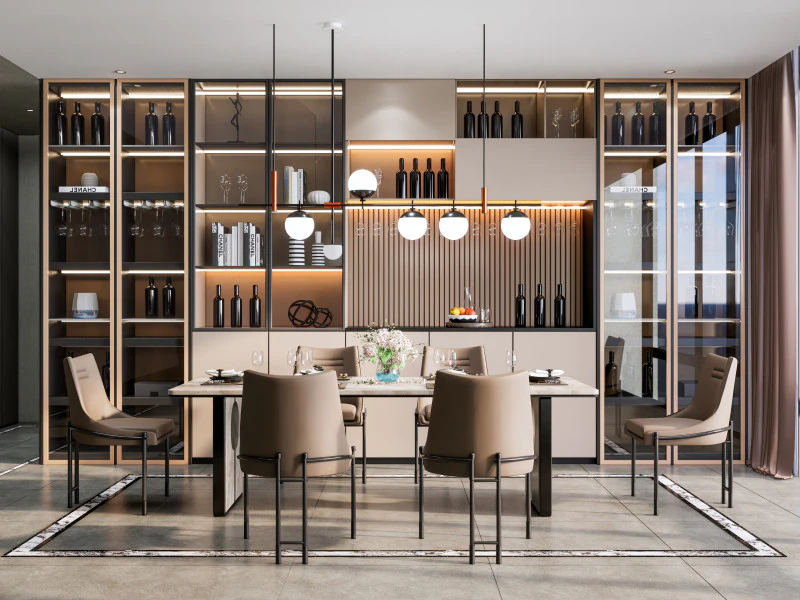 Sala da pranzo 07 Modello 3D .c4d .max .obj .3ds .fbx .stl .blend 