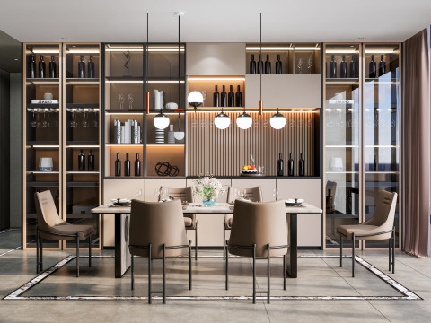 Dining Room 07 3D Model