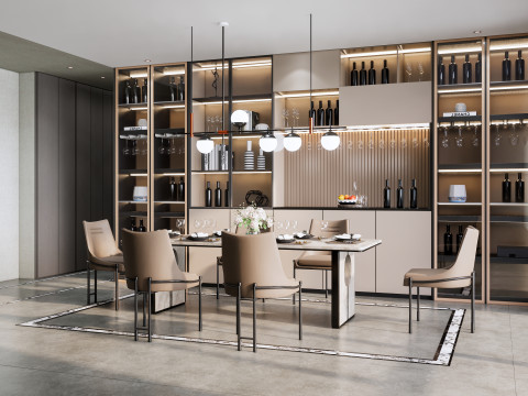 Dining Room 07 3D मॉडल