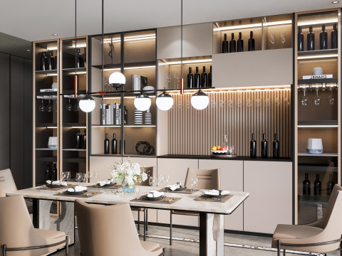 Dining Room 07 3D मॉडल