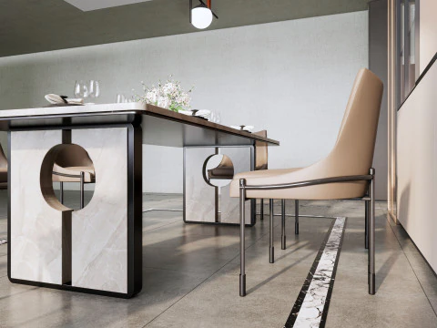 Sala da pranzo 07 Modello 3D