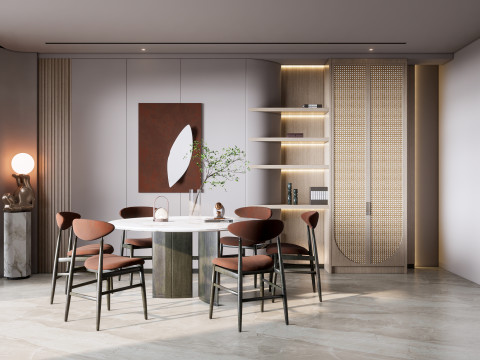 Dining Room 08 Modèle 3D