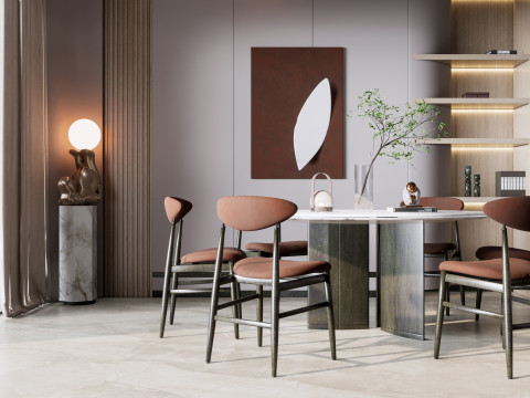 Dining Room 08 Modèle 3D