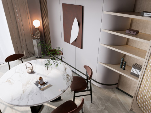 Dining Room 08 Modèle 3D