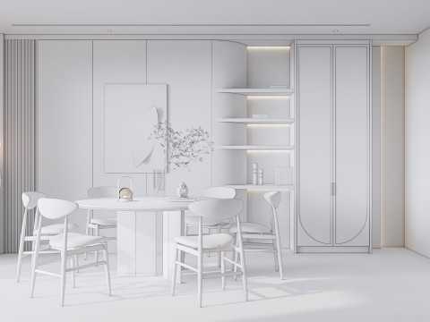 Dining Room 08 Modèle 3D