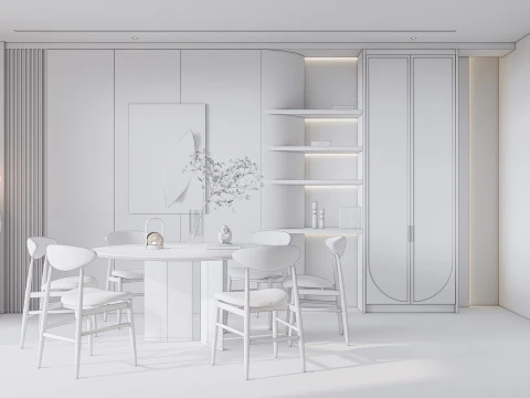 Eetkamer 08 3D Model