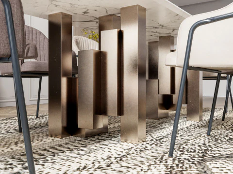 Sala de Jantar 09 Modelo 3D