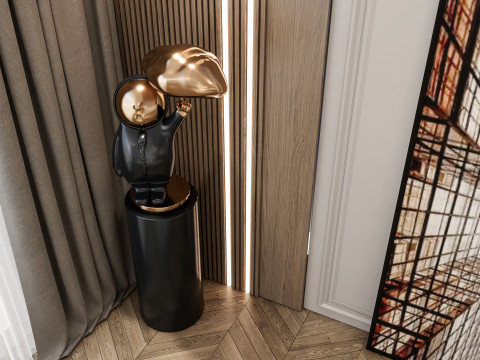 Dining Room 09 3D-Modell