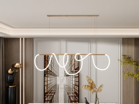 Dining Room 09 3D-Modell