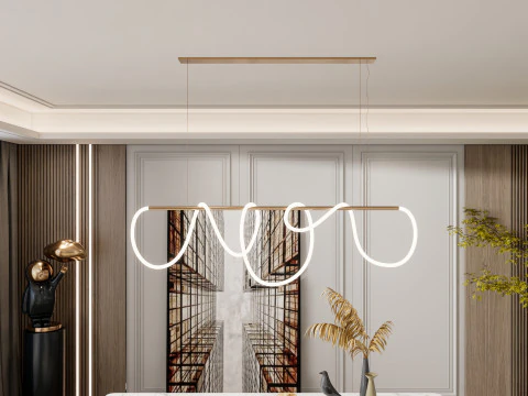 Sala de Jantar 09 Modelo 3D